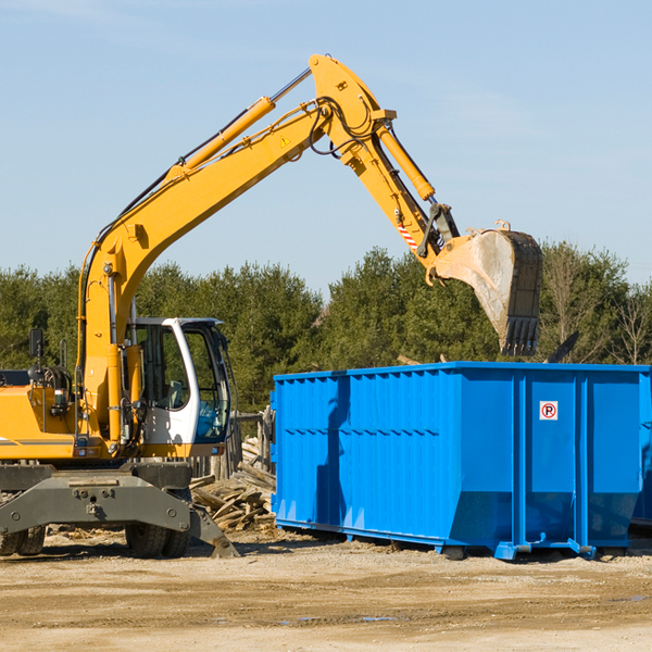 are there any restrictions on where a residential dumpster can be placed in Uncle Sam